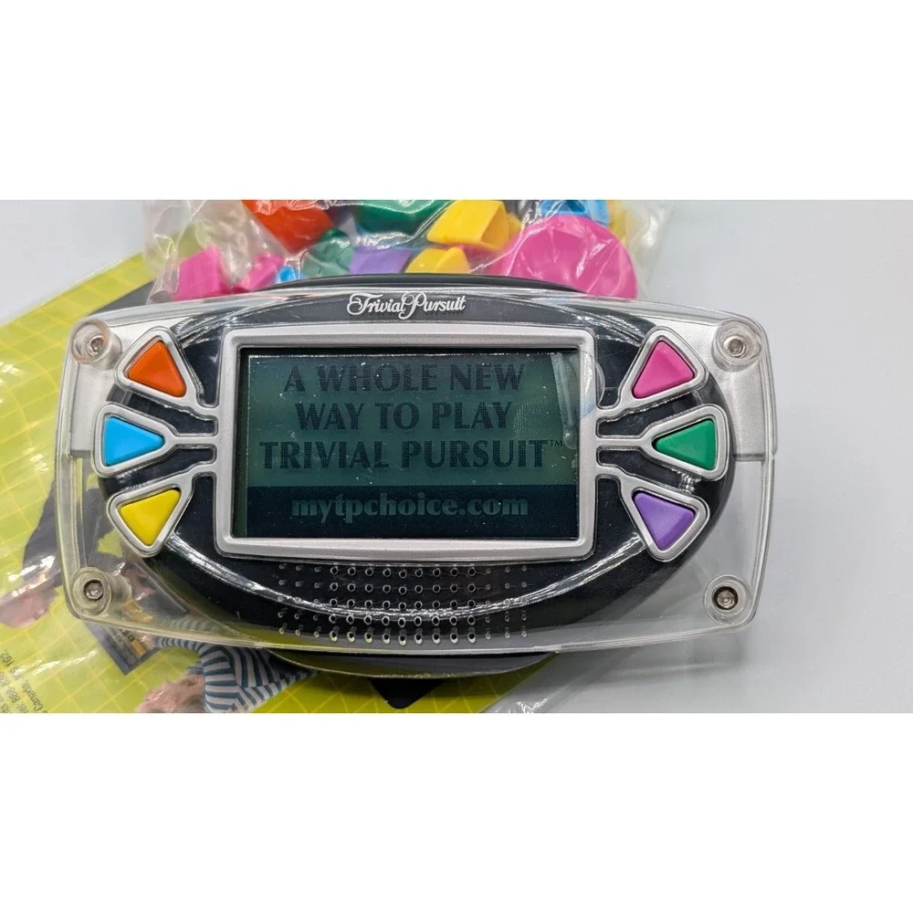 Trivial Pursuit Digital Choice Replacement Unit With Manual & Game Pieces